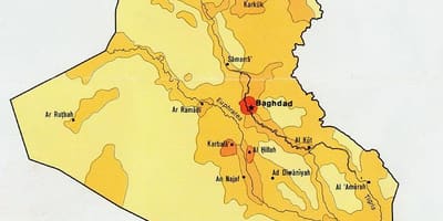 মানচিত্র ইরাক জনসংখ্যা