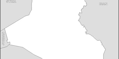 মানচিত্র ইরাক ফাঁকা