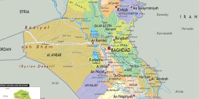 ইরাক শহর মানচিত্র